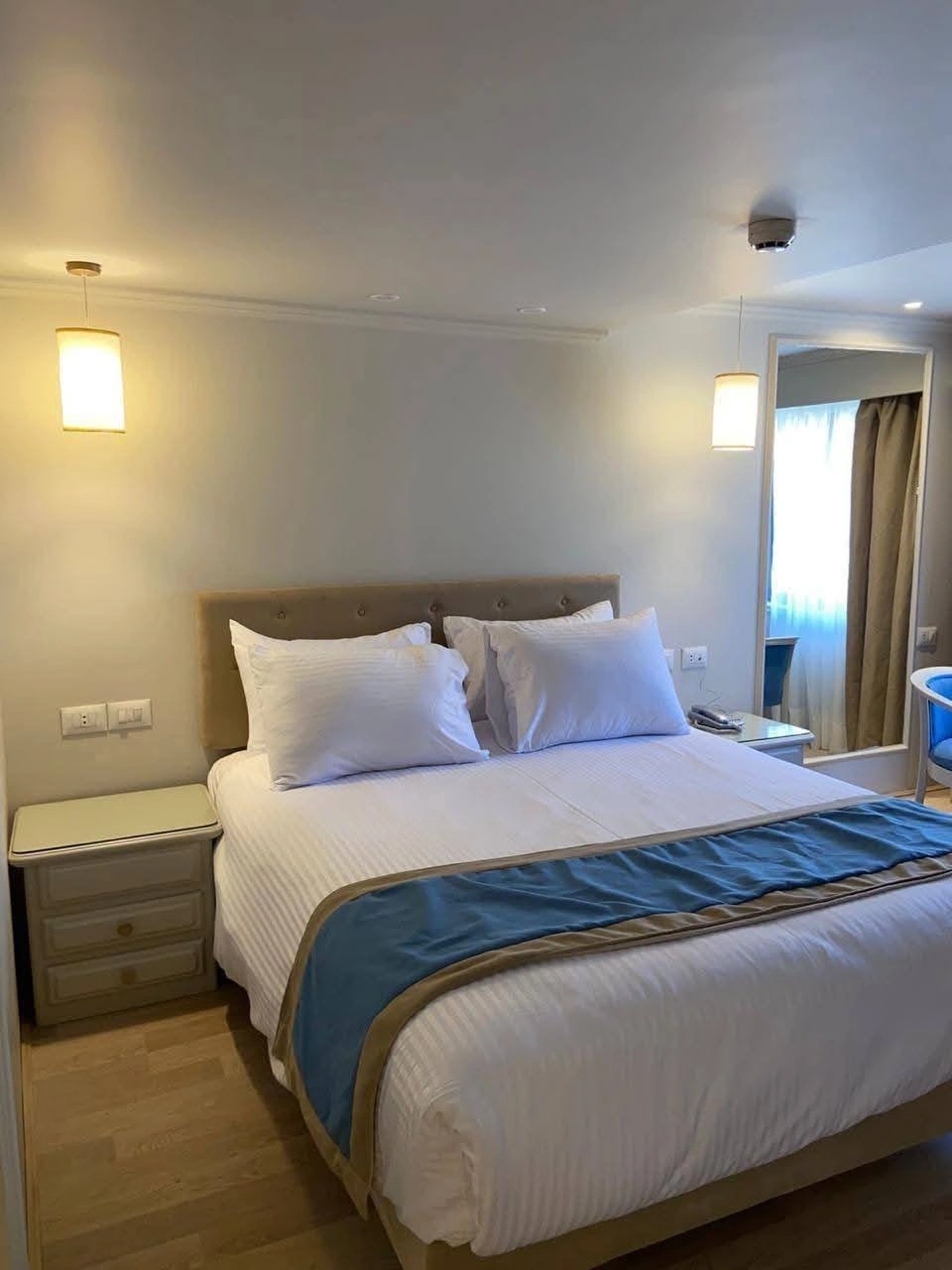 Cabin aboard the Queen Of Sheba Nile cruise
